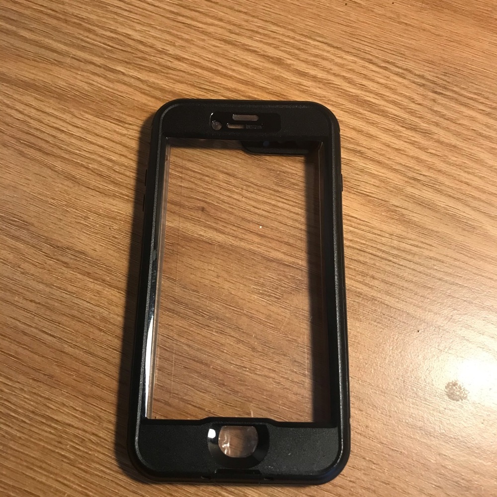 Black/clear lifeproof case